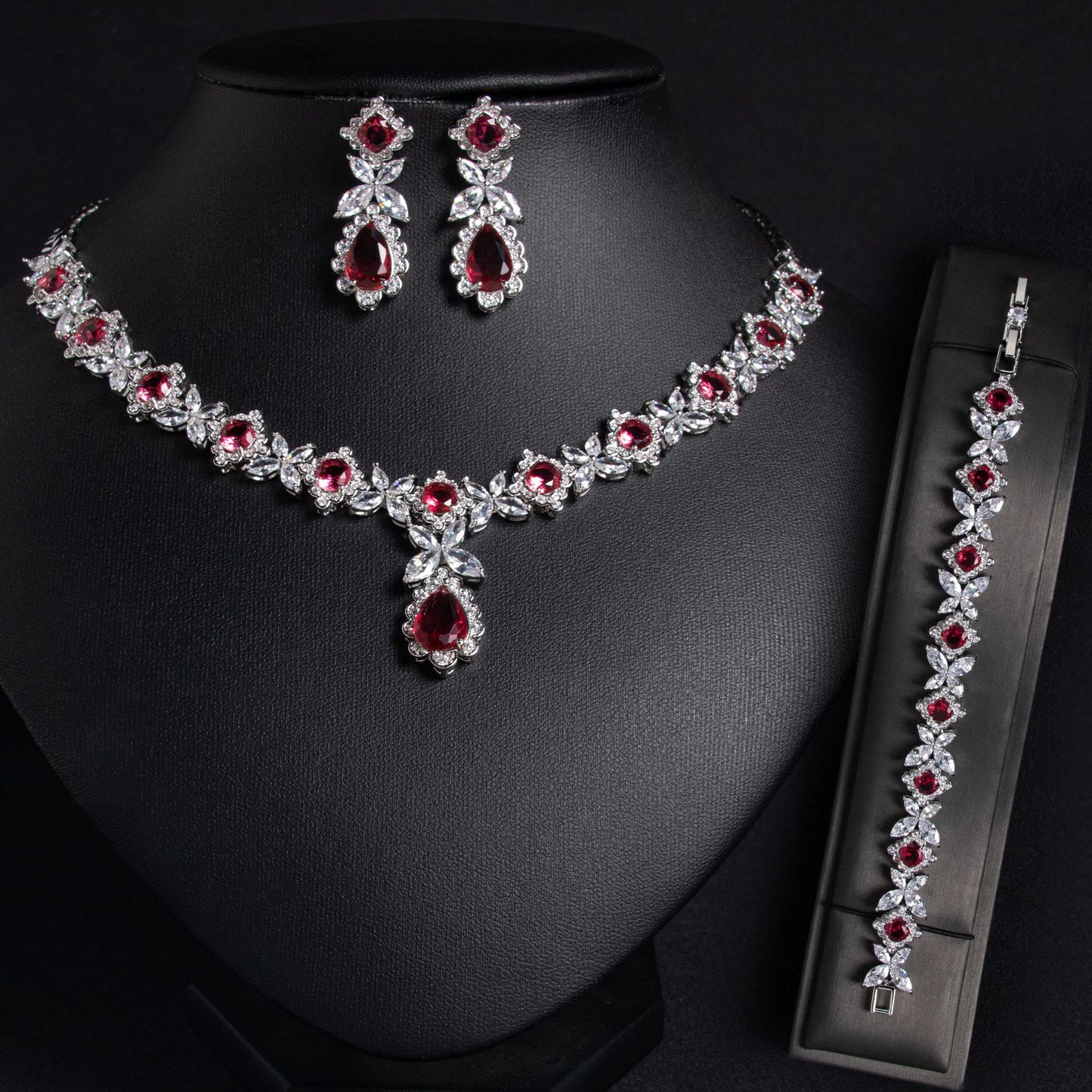 Imperial Rose Zircon set