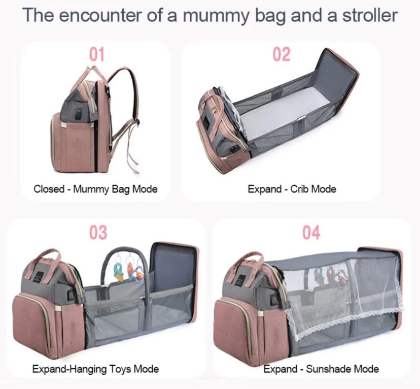 Folding Mommy Bag Folding Crib