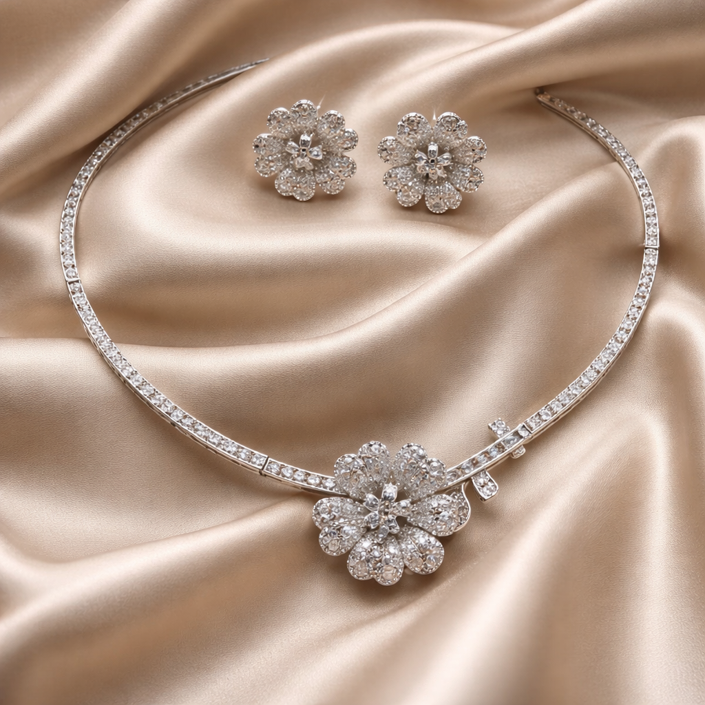 Camellia Zircon Set