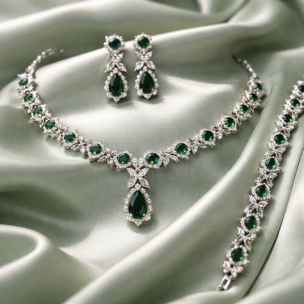 Imperial Rose Zircon set