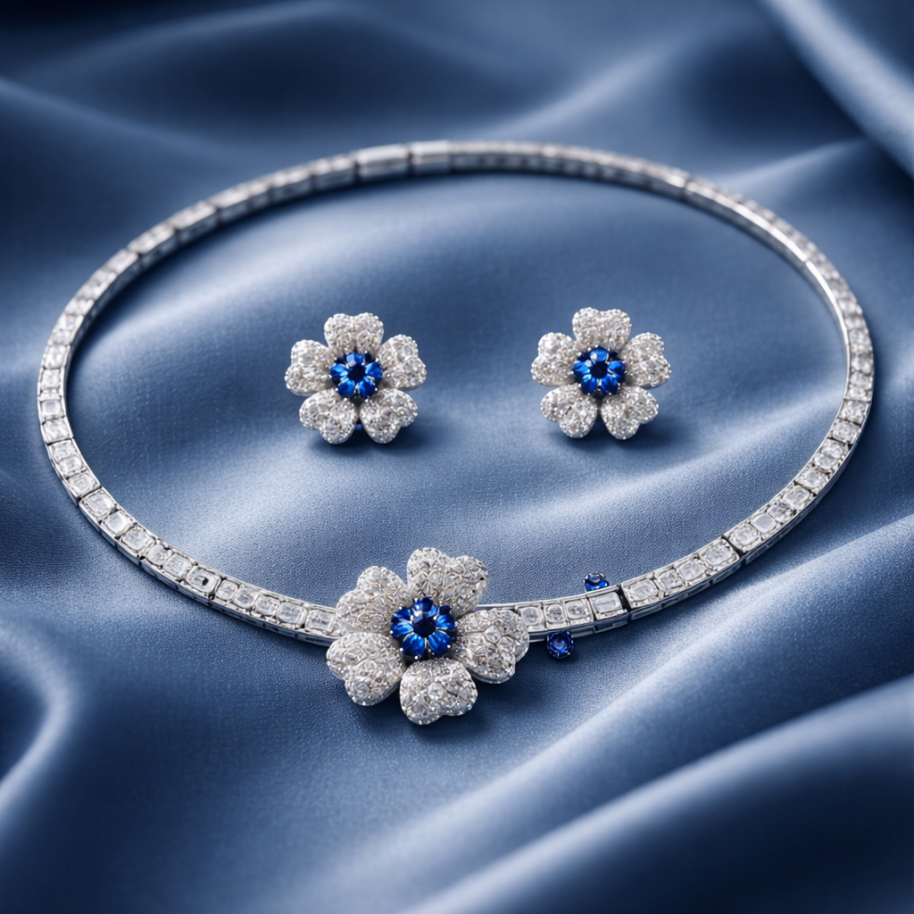 Camellia Zircon Set