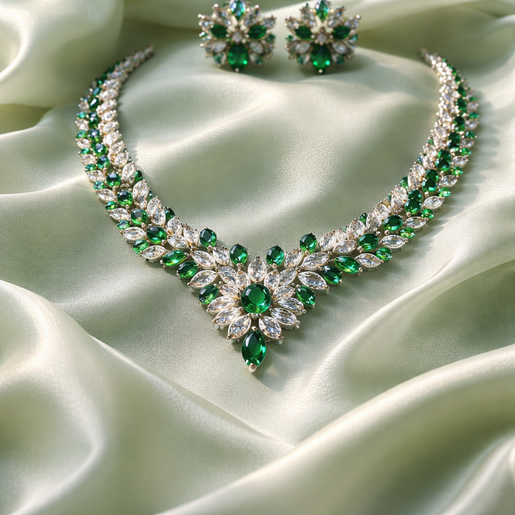 Blossom Zircon Set