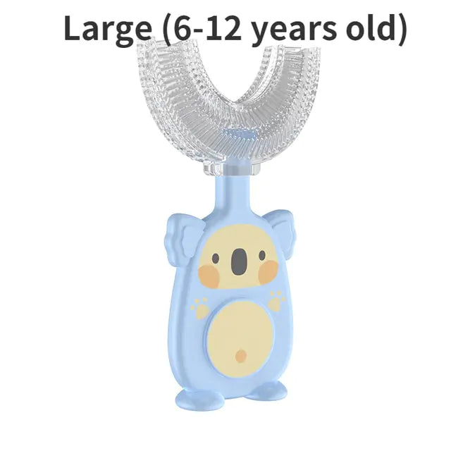 Silicone Kids Toothbrush U-shaped Manual