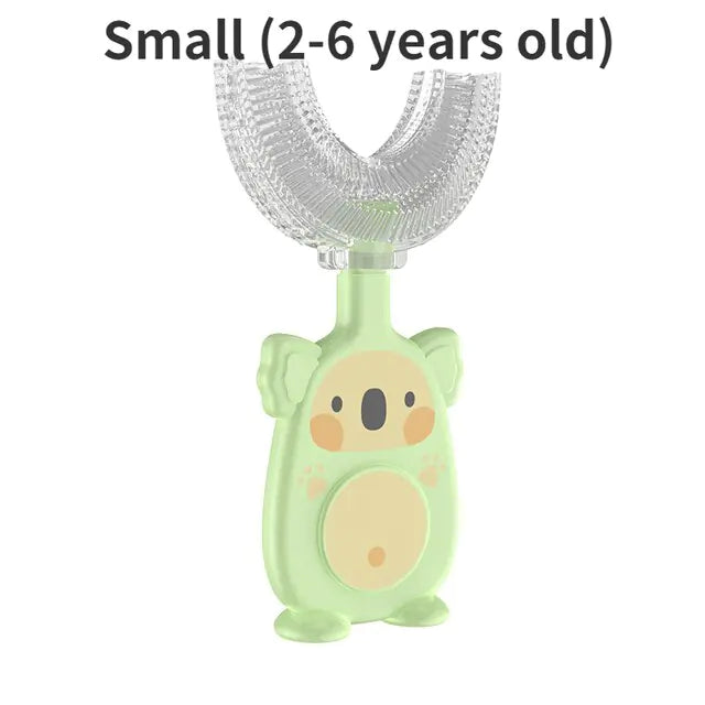 Silicone Kids Toothbrush U-shaped Manual