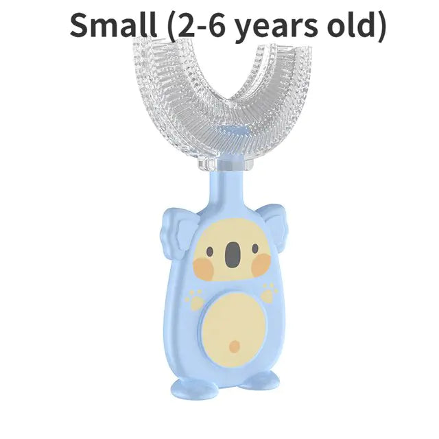 Silicone Kids Toothbrush U-shaped Manual