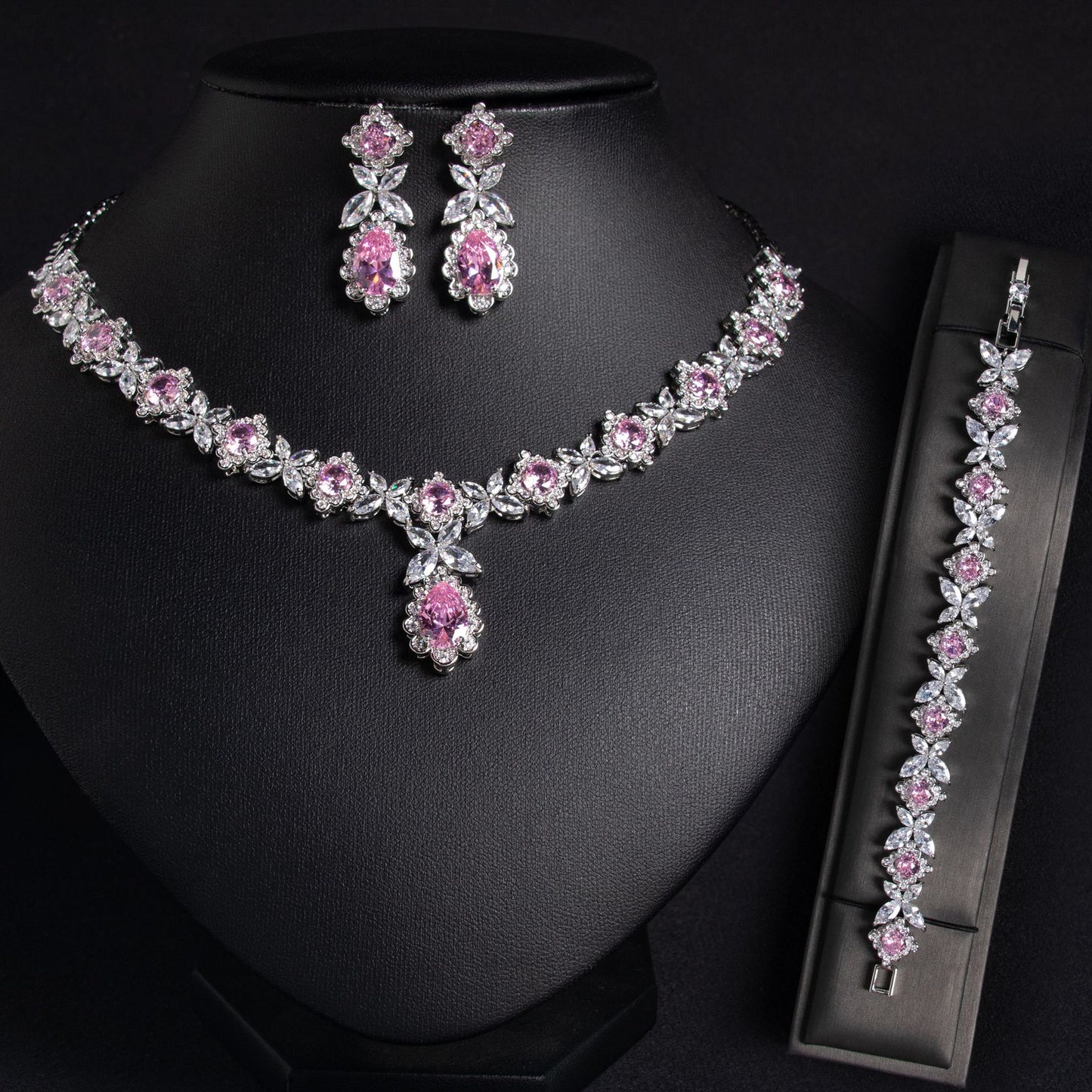 Imperial Rose Zircon set