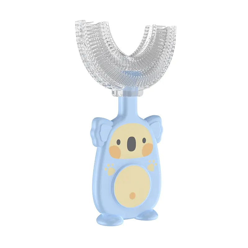 Silicone Kids Toothbrush U-shaped Manual